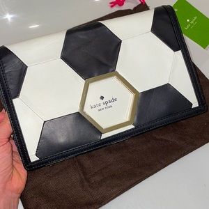 Leather Soccer Clutch, kate spade